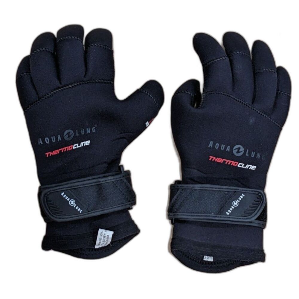 Aqua Lung 3mm Thermocline Scuba Diving Gloves M / Medium